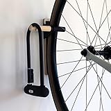 リフトmulti-useバイクフックwith下部ガード、ブラック – ミニマリスト壁ストレージフック、インドアバイクラック