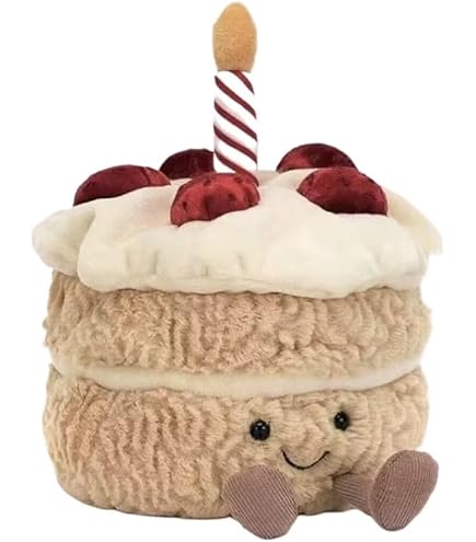 Amazon.co.jp: Jellycat アミューズブル バースデーケーキ ぬいぐるみ