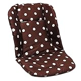 Nice Days（ナイス　ディズ）　超やわらか　ベビーカー チャイルドシート　ベビーカーマット (ブラウン)