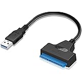 SATA USB変換アダプター 2.5/3.5インチSSD /HDD用 SATA3 ケーブル コンバーター 5Gbps 高速転送 SATA USB3.0変換ケーブル Windows/Mac OS 両対応 (SATA USB変換アダプタ)