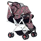 QXmEiベビーカートスチールパイプ0 to 3 years oldライトCan Lie Down and Sit Down to fold、重量軸受25 kg Baby Stroller 02170