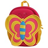 Butterfly Kids Backpack, NEWSTYLE Preschool Ages & Toddler School Camping Travel Kids All-in-One Bac