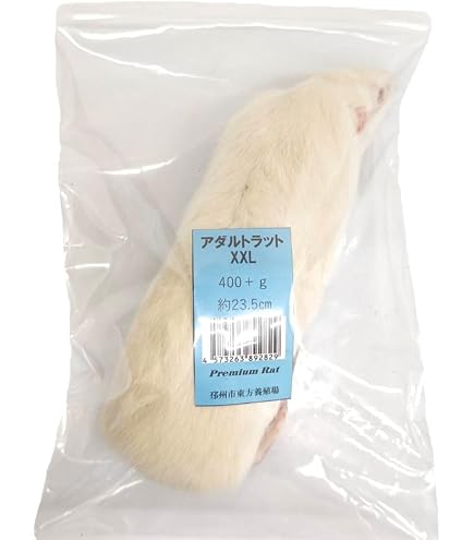 Amazon | 【国産】冷凍ラット アダルトラット LL（300〜400g）爬虫類