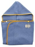 田中産業  PLAIN FABRIC ベビーロゼット バスポンチョ ブルー PF-05