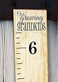 おもちゃ DIY Vinyl Growth Chart Ruler Decal Kit Our Growing Grandkids [並行輸入品]