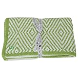 Kashwere カシウェア Half Blanket - Diamond Pattern ベビーブランケット ダイヤモンドパターン アロエＸホワイト BB-80-930-33 [並行輸入品]