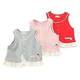 Youpi! (ユッピー ) ベスト (70～80cm) キムラタンの子供服 (19768-173) ピンク 80