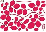 Brewster Plage PL160813 Peel & Stick Raspberry Suzana European Wall Decals [並行輸入品]