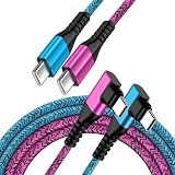 ANNIBER USB-C & USB-C ケーブル 60W急速充電 PD対応 Type-C ケーブル タイプc 充電ケーブル Cタイプコード iPhone16/iPhone15、 MacBook Pro/Air iPad Pro、GalaxyS23/S22/S21/S20、Sony、Google Pixel その他Android各種、usb type c機器等対応