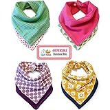 Reversible Bandana Bibs by Rench Babies - Absorbent Cotton, 8 Unique Styles by Rench Babies