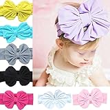 feeshow 8パック5.5インチBaby Girl BigリボンカチューシャヘアリボンバンドターバンHeadwrap