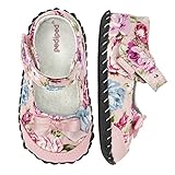 [ペディペド] pediped オリジナルズ Louisa ルイザ フローラル - ファーストベビーシューズ S (6-12 mos) 【並行輸入】