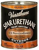 Rust-Oleum Varathane 9241H 1-Quart Classic Clear Oil Based Outdoor Spar Urethane, Gloss Finish [並行輸入