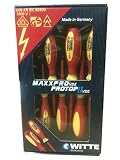 Witte WI670022 Protop II Insulated Screwdriver Set, 6-Piece [並行輸入品]