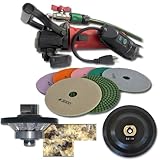 SECCO 38BWVPOLSET 3/8-Inch Bevel Wet Polisher Kit by Secco
