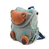 Labebe ベビーボーイズリュックサック キッズバッグ 迷子防止 お出かけ・お散歩・旅行・通学などにピッタリ! 幼児のクリエイティブな誕生日プレゼントとしても! グレーテディベア