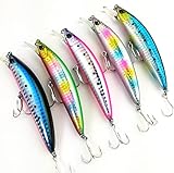 Surpriseルアー シンキングミノー 23g 27ｇ 90mm 遠投 シーバス 青物 タチウオ ヒラメ メタルバイブ 鉄板バイブ メタルジグ (27ｇ 5色)