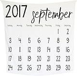 モダンバーラップ Modern Burlap おくるみ 1枚 オーガニック コットン モスリン スワドル ブランケット カレンダー SEPTEMBER 2017