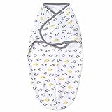 Just Born 100% Cotton Simple Swaddle, Yellow/White by Just Born