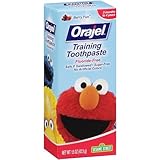 【2個セット】（海外直送）お子様用　セサミストリート　トレーニング用　歯磨き粉　Orajel Toddler Training Toothpaste 1.5 Oz（42.5g）ｘ2個セット