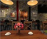GDXRB 3Dステレオレンガの壁紙パーソナリティグラフィティの手紙の矢印カフェレストランの背景不織布の壁紙10 * 0.53（M） (Color : White gray)