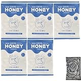 【honey powder】(ハニーパウダー) ミルクの香り 粉末タイプ×5個 + 入浴剤プチフルール1回分セット