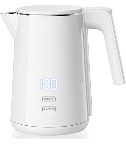 Amazon | DeLonghi 【True】 電気ケトル 0.75L ホワイト JKP240J | De 