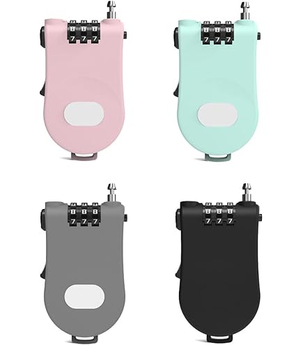 Pacsafe Retractasafe 250 – Serrure à Câble Rétractable 4 Chiffres, Ultra-Sécurisée Pour Bagages Et Voyage
