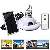 E27ソーラー/バッテリー駆動22 LEDキャンプライトリモートフックリモートコントロール付き緊急ランプ