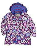 Hatley ハットレイ キッズ女の子 ガールズ・パイル(タオル地)ライニング付・レインコート、蒸れなくて春から秋までハーフコートのように使えますグラフィックフラワー柄 100cm 、4Y(104cm