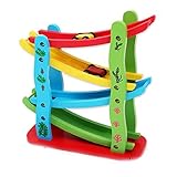 HORIZON おもしろい木製ジェットコースター 知育玩具木製おもちゃキッズお誕生日プレゼント 幼児インテリジェンスを開発のギフト 子供へのプレゼント