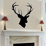 Wall Decals Deer Decal Vinyl Sticker Window Baby Children Kids Nursery Bedroom Home Decor Art Murals