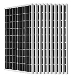 ECO-WORTHY 単結晶　ソーラーパネル1000ｗMC4コネクター＋90cmケーブル付属 12Vバッテリー用