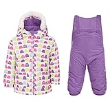 (トレスパス) Trespass スクウィージー 赤ちゃん・ベビー・キッズ用 中綿入り スノースーツ スキーウェア オールインワン つなぎ 冬 ウインター (12/18ヶ月) (マルチプリント)