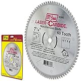 IVY Classic 36360 Laser Carbide 7-1/4-Inch 60 Tooth Non-Ferrous Cutting Circular Saw Blade with 5/8-