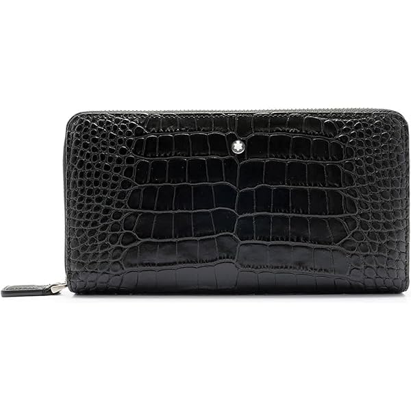 美品　MONT BLANC モンブラン　長財布　114532 ブラック MONTBLANC（筆記具、時計） モンブラン 長財布 ラウンド メンズ