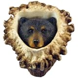 Sierraライフスタイルsl-681350 Bear Deer Burrノブ、ブラック