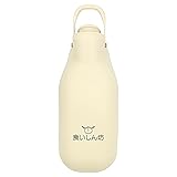 リッチェル 犬用 お散歩ハンディシャワー M アイボリー メッセージ入り うちの子ボイスM（11 食いしん坊） 中型犬も飲みやすい 給水・おしっこマナー洗浄 レーザー彫刻 小型犬