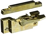StanleyハードウェアNarrowサッシロック、明るい真鍮# 819171