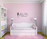 Design with Vinyl Moti 2532 1 Decal Wall Sticker : Dance Is Life The rest is just Rehearsal Bedroom 