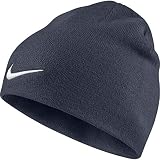 (One Size, Obsidian/White) - Nike Team Performance Beanie Hat