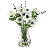 LSA (エルエスエー)G584-18-304 ガラスフラワーベース (花器) 高さ17.5cm クリア
