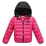 子供服　冬　ダウンジャケット　厚くする　保温　ファッション　軽快　バラ　120cm