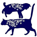 マイサ ハル インテリアステッカー キャット ラージサイズ デネルネイビー