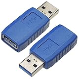 KAUMO USB3.0 変換アダプタ 2個セット (Aオス/Aメス) KM-UC241