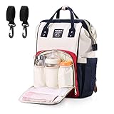 Perkisboby ママバッグ (レッド＋ブルー＋ベージュ)