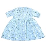 Cutelove 子供ドレス ワンピース 女の子 ガールズ ドレス 花柄 半袖 可愛い 夏 赤ちゃん おしゃれ 清新 ブルー