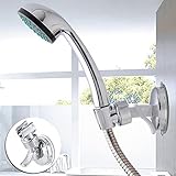 hootech　シャワーホルダー ブラケット　シャワーフック シャワーヘッドホルダー 強力吸盤でがっちり固定 角度調整可能