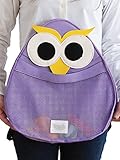 (ラウンドアース キッズ) Round Earth Kids 嬉しい工夫がいっぱいのメッシュバッグ ユニークなキャラクターとバスタイムを楽しく フクロウ
