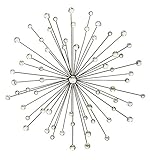 Benzara Metal/Glass Bead Wall Decor Creates Feeling of Having Something Unique [並行輸入品]